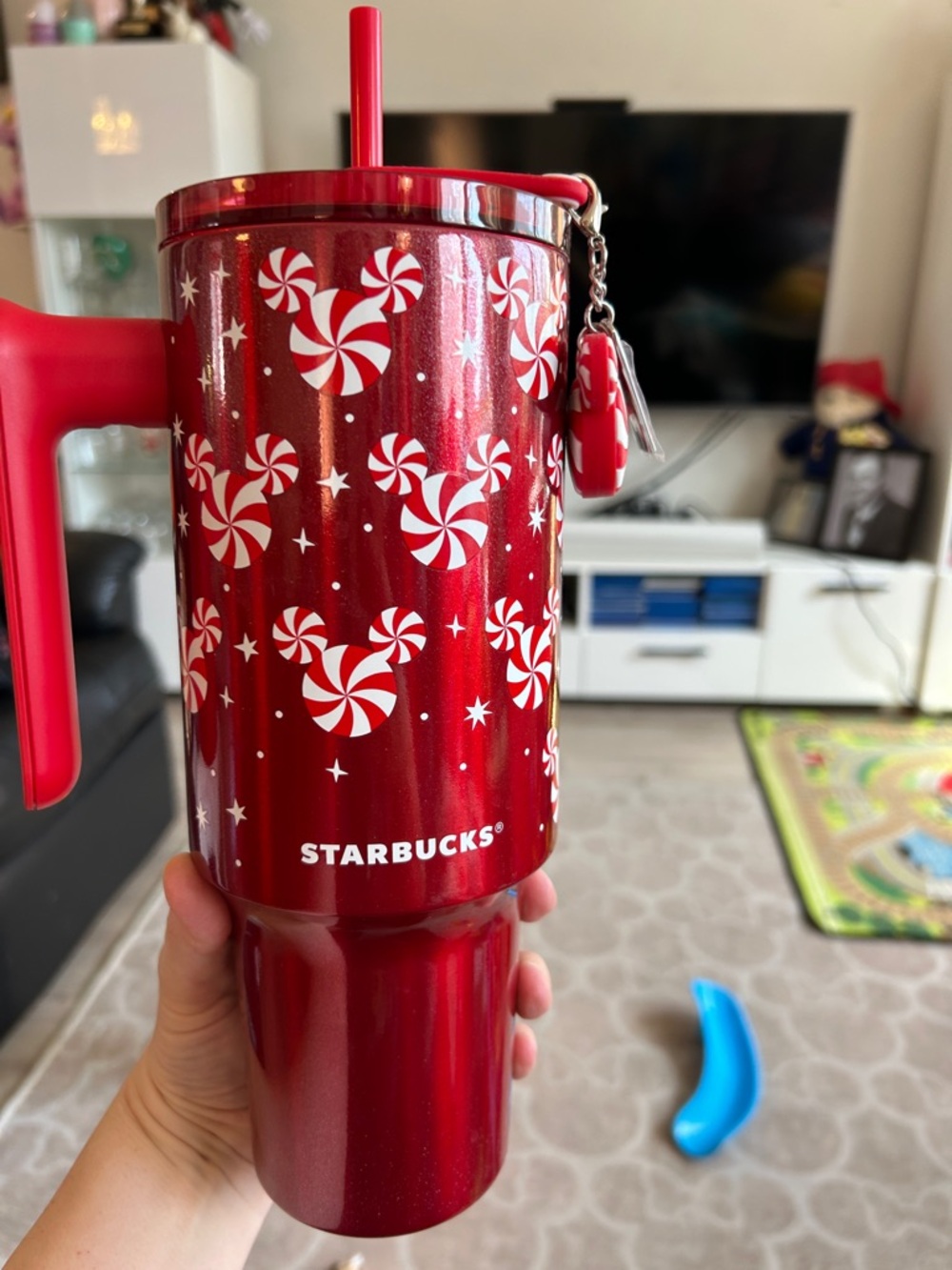 Disney Starbucks Christmas pepper tumbler NWT